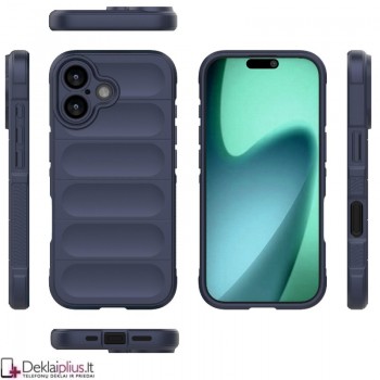 Magic Shield guminis dėklas su kameros apsauga - mėlynas (Apple Iphone 17) Magic Shield guminis dėklas su kameros apsauga - mėlynas (Apple Iphone 17)